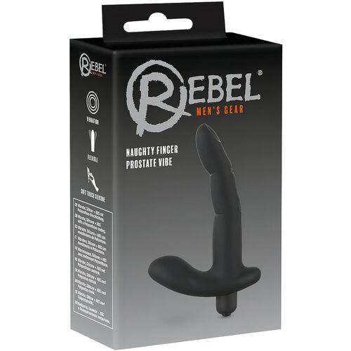 Rebel Naughty Finger - vibrator za prostatu (crni) Cijene