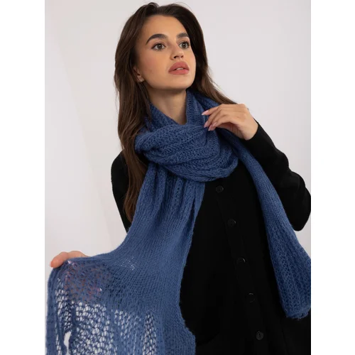 Fashion Hunters Dark blue women's scarf