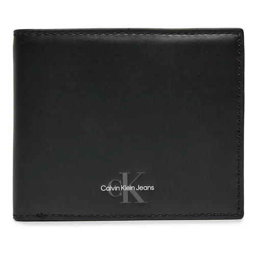 Calvin Klein Jeans Velika moška denarnica Monogram Soft Bifold K50K512444 Črna