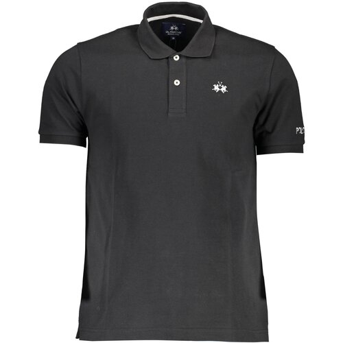 La Martina POLO SHORT SLEEVE MAN BLACK Cene
