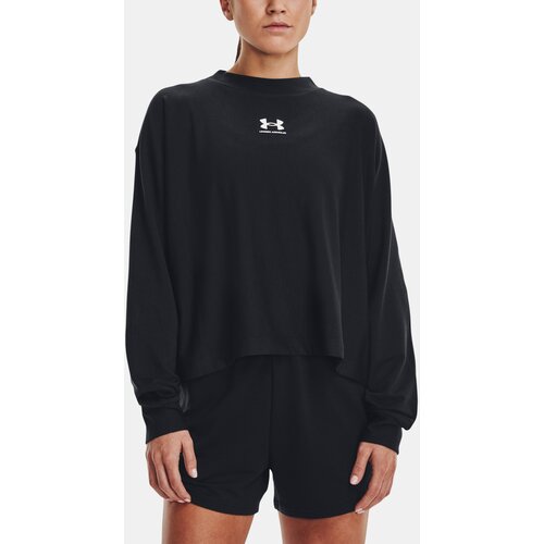 Under Armour Sweatshirt UA Rival Terry Oversized Crw-BLK - Women Slike