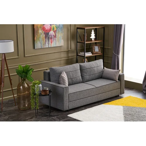 Atelier Del Sofa Ece - Grey raztegljiv trosed, (21269350)