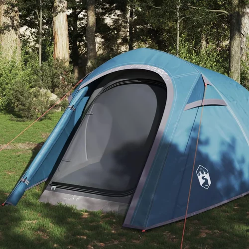  Tunelski šator za kampiranje za 3 osobe plavi vodootporni