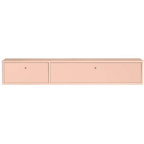Hammel Furniture Svijetlo ružičasta TV komoda 136x22x32,5 cm Mistral – Cijene