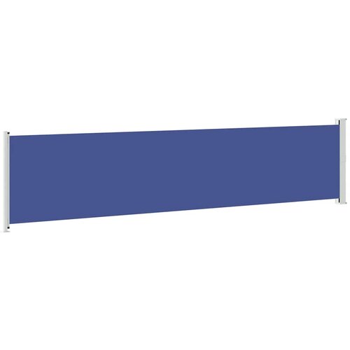  Uvlačiva bočna tenda za terasu 140 x 600 cm plava Slike