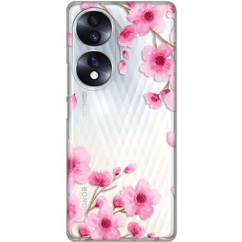  Silikonska maska za Huawei Honor 70 Rose flowers Print Skin providna Cene