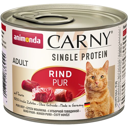 Animonda Carny Single Protein Adult 24 x 200 g - Govedina Slike