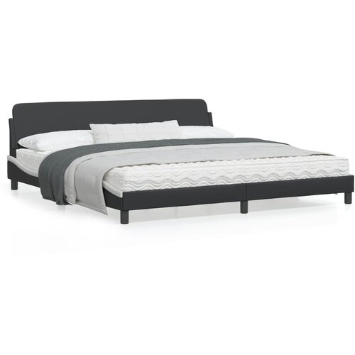 vidaXL Okvir za krevet s uzglavljem crno-bijeli 200x200cm umjetna koža Cene