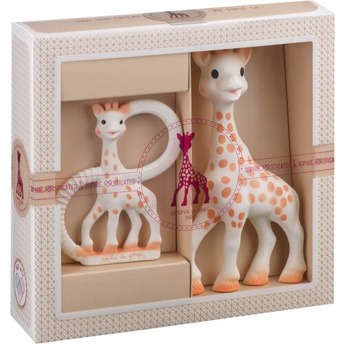 Sophie La Girafe darilni set - žirafa + obroček Sophie Cene