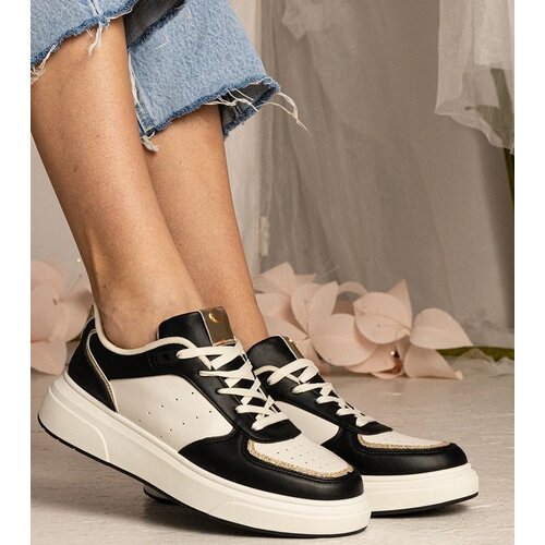 D/CEO marka niezdefiniowana Black women's sneakers with glitter accents Zorra Cijene