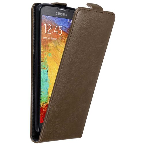Cadorabo Ohi&scaron;je, združljivo z Samsung Galaxy NOTE 3 NEO v kava rjava - Za&scaron;čitni ovitek v obliki flipa z magnetnim zapiranjem, (20563880) Cene