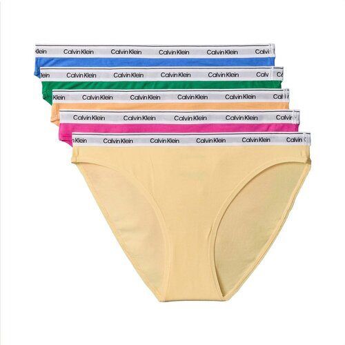 Calvin Klein Jeans Spodnje hlače Bikini 5Pk Zelena Slike