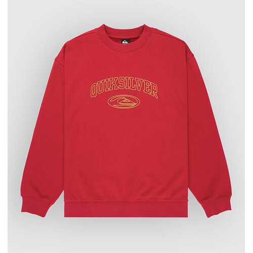 Quiksilver New Iconic Crew Pulover burnt russet Slike