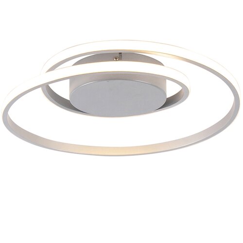 Trio Leuchten Okrugla stropna LED svjetiljka (22 W, &amp;Oslash; x V: 390 mm x 7 cm, Titan, Topla bijela) Slike