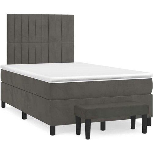 box spring s madracem tamnosivi 120 x 190 cm bar&scaron;un Cijene