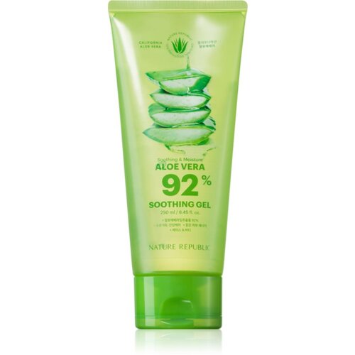 NATURE REPUBLIC Soothing & Moisture Aloe Vera 92% Soothing Gel umirujući hidratantni gel za osjetljivu kožu 250 ml Cijene