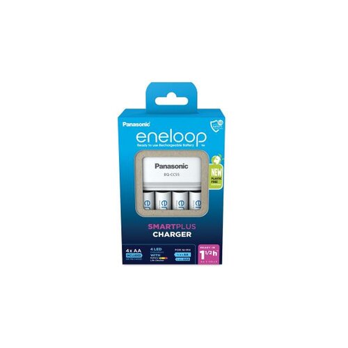 Panasonic Smart & Quick BQ-CC55 +4x eneloop AA punjač okruglih stanica nikalj-metal-hidridni micro (AAA), mignon (AA) Cijene