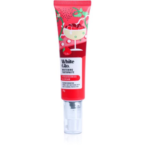 White Glo Whitening Toothpaste Strawberries and Cream zobna pasta 70 g Slike
