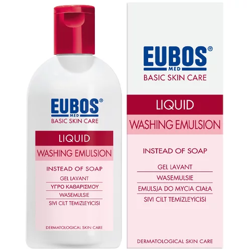 Eubos Liquid Red, rdeča emulzija za prhanje z osvežujočim vonjem