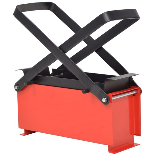 vidaXL Preša za izradu briketa od papira čelična 34 x 14 x 14 cm crno-crvena Cijene