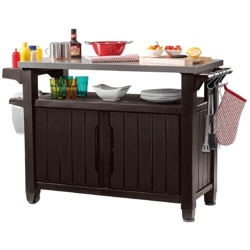 Keter vrtna miza keter unity xl 207 l (134 x 52 x 90 cm, rjava) Slike