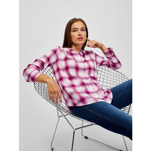 GAP Plaid Flannel Shirt - Women Cene