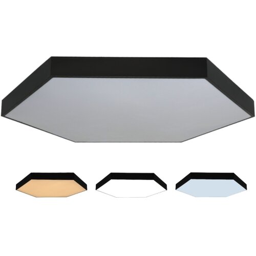  LED stropno svetlo LED/240W/230V 3000/4000/6500K prečnik 120 cm crna Slike