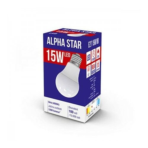Alpha Star AlphaStar E27 15W 1251LM 4.000K 15.000H sijalica ( E2715ASD/Z ) Slike