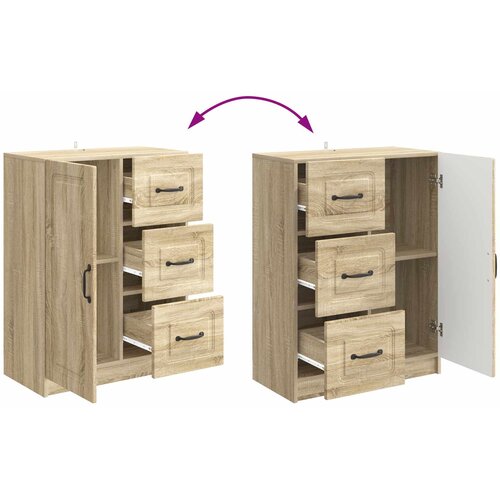  Kreveta Hrast sonoma 66 x 34,5 x 87 cm Konstruirano drvo Slike