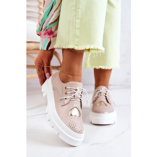 FILIPCZYK Leather Shoes With Hearts Beige Curtis Cijene