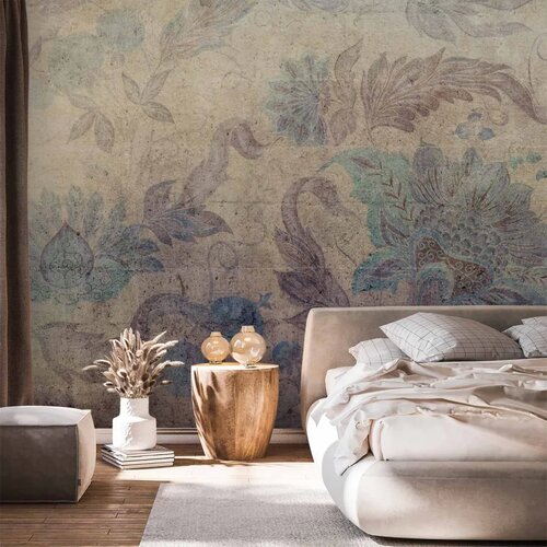  Foto tapeta - Floral decorations - plant motif with ornaments in vintage style 250x175 Cene