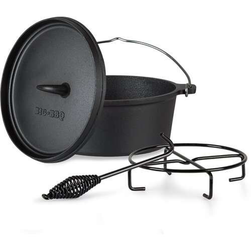 Klarstein galloway, lonac od lijevanog željeza, 4,5 bbq lonac, lijevano željezo, veličina s / 4,5 qt / 3,1 l Cijene