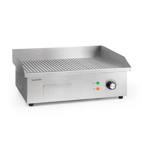 Klarstein Grillmeile 3000R, električni roštilj, 3000 W, grill ploča, 54,5 x 35 cm, rebrasti