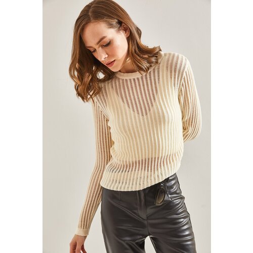 Bianco Lucci women's bustier knitwear double suit Slike