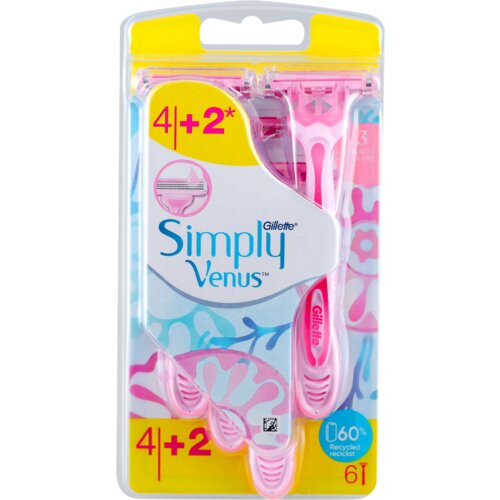Gillette venus brijač jednokratni simply 3 4+2 Cene