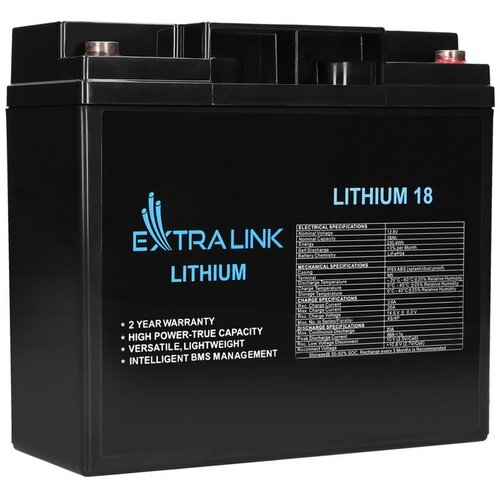 Extralink Accumulator LiFePO4 18AH 12.8V, BMS Cijene