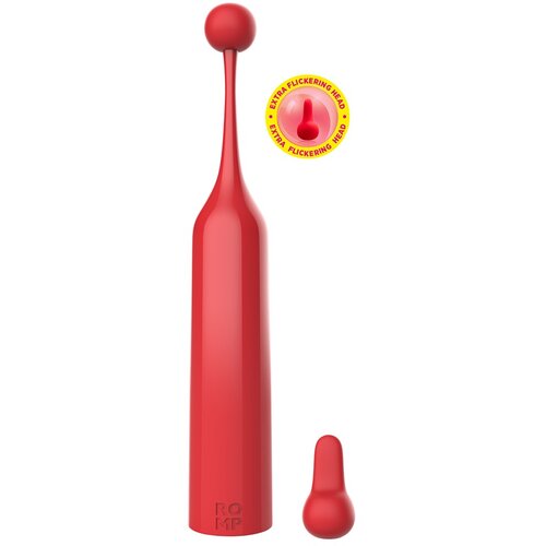 ROMP Pop Vibrating Clitoral Stimulator Red Slike