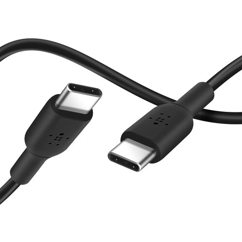 Belkin USB-C/USB-C Cable 1m PVC, black CAB003bt1MBK Slike