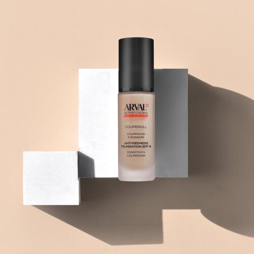 Arval Couperoll Anti-redness foundation SPF15 puder s visokim prekrivanjem SPF 15 30 ml Slike