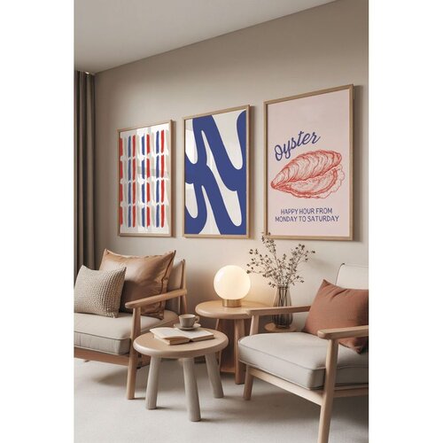 WALLXPERT Č-300846 - 3040 set dekorativnih slika u vi&scaron;e boja (3 komada) Cene