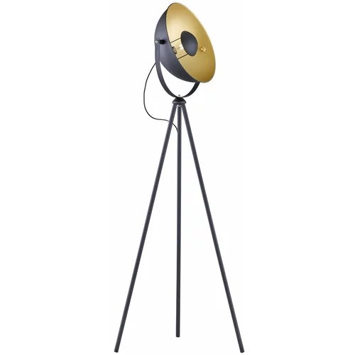 Tri O Tamno siva metalna podna svjetiljka Chewy, visina 160 cm