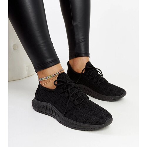 Gemre Black fabric sneakers Milena Cene