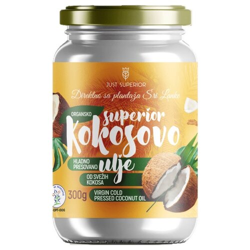 Just Superior kokosovo ulje organsko 300g Slike