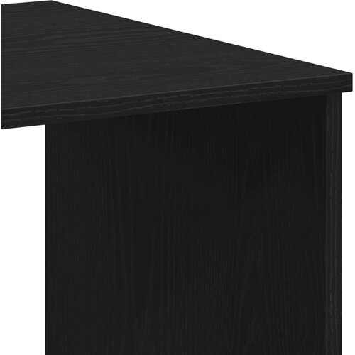  Radni stol s ladicama Crni hrast 102x50x76 cm Konstruirano drvo Slike