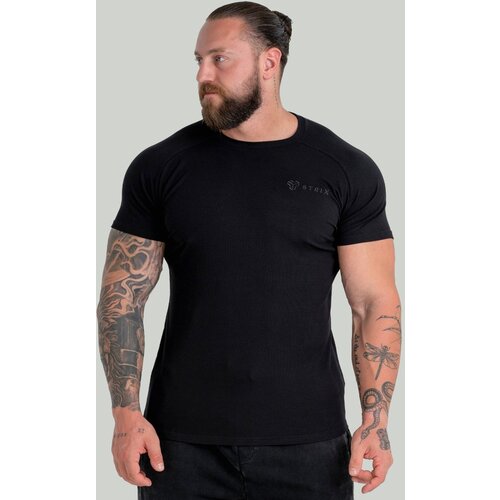 STRIX Mu&amp;scaron;ka majica Ribbed Black Slike