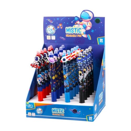 Sazio Mistic, izbrisiva gel olovka, plava, 0.5mm, Space chase ( 116072 ) Slike