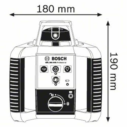 Bosch GRL 300 HVG Set Prof. rotirajući laser Slike