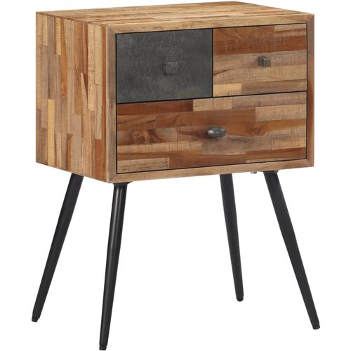  The Living Store Nočna omarica 47x31,5x60 cm trdna tikovina - Nočna Omarica, (21503117) Cene
