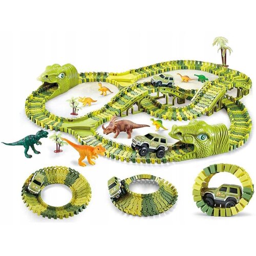 Woopie staza za automobile XXL: Dinosauri, 240 el. Slike