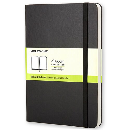 Moleskine Beležnica PKT trde platnice, črna - brezčrtna Slike